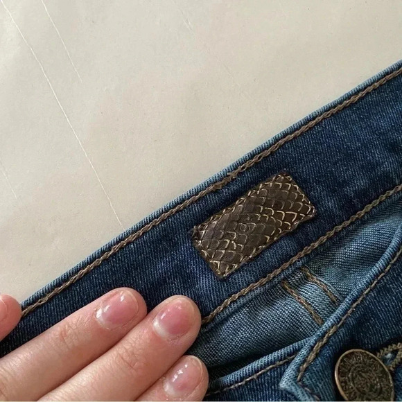 Mother Jeans The Looker The Missing Hour Dark Wash Skinny Jeans Size 25 - Picture 5 of 9